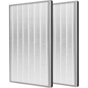 HE601 HEPA Filter 2-Pack for Shark Air Purifier 6 Replace HE6FKPET Carbon Set